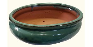 LOTUS INTERNATIONAL - 10' Rustic Green Oval 